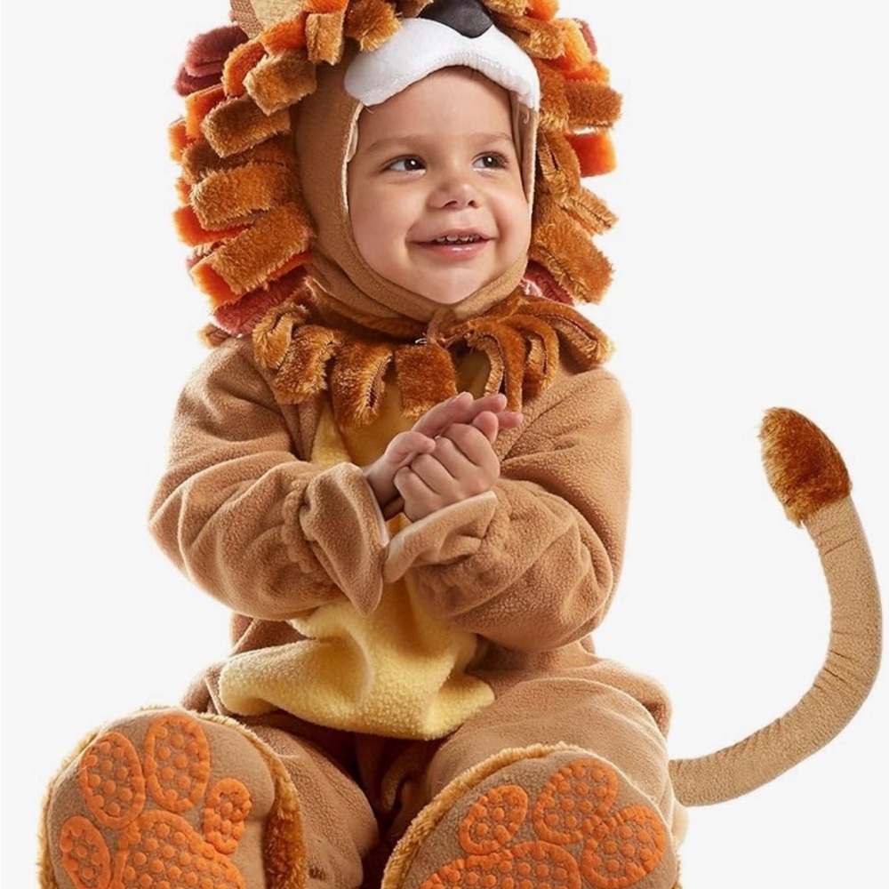 Baby Lion Costume Great Condition Size 18-24 months made by Amazon/spooktacular